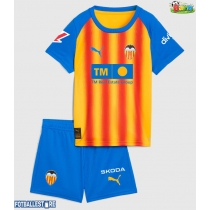 Valencia Tredjedraktsett Barn 2025-26 Kortermet (+ Korte bukser)